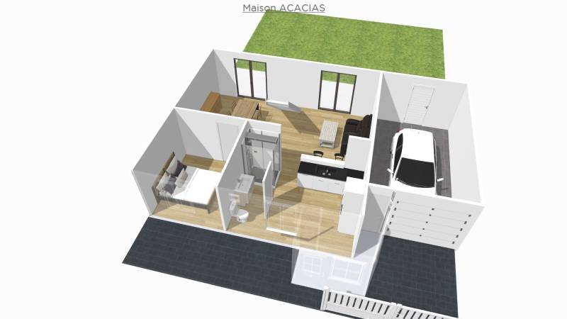 maison le havre 4 pièces jardin garage
