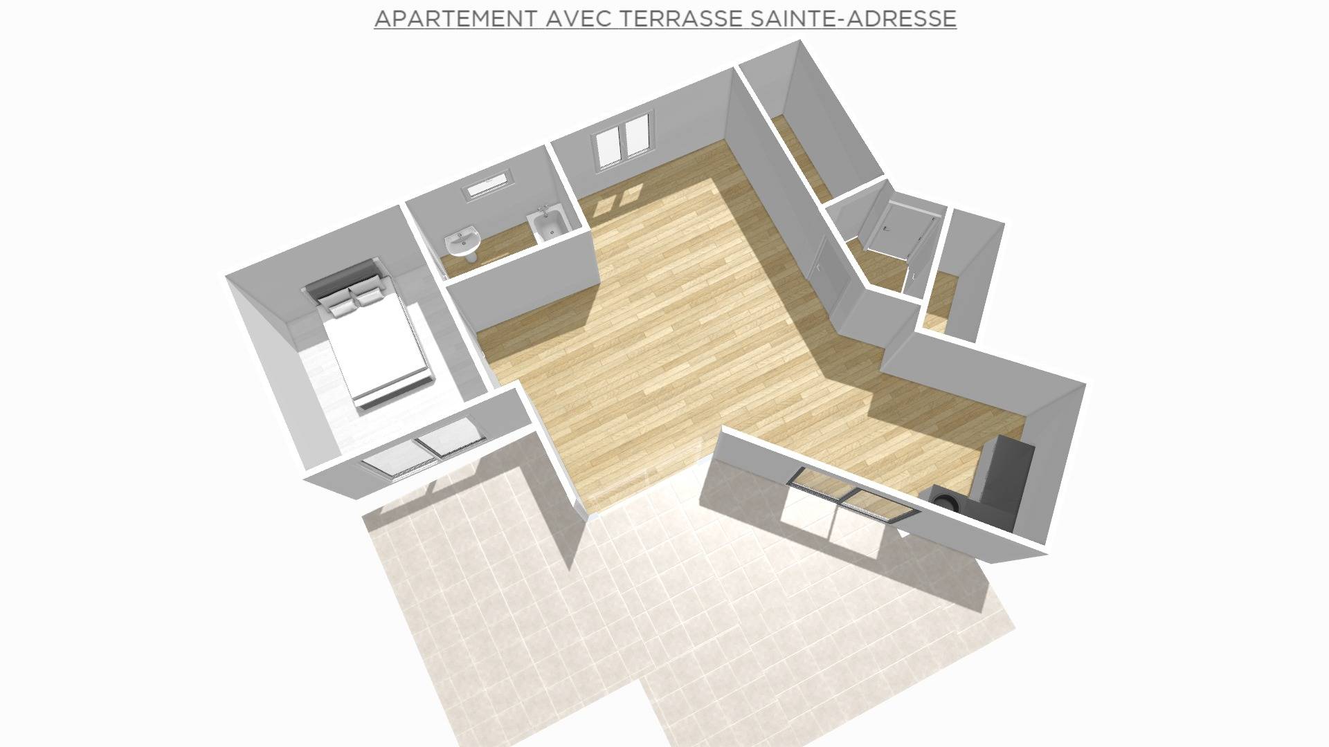 rechercher appartement avec terrasse et garage