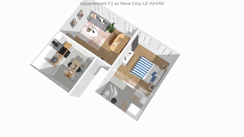 investisseur recherche F2 pour étudiant le havre centre ville 