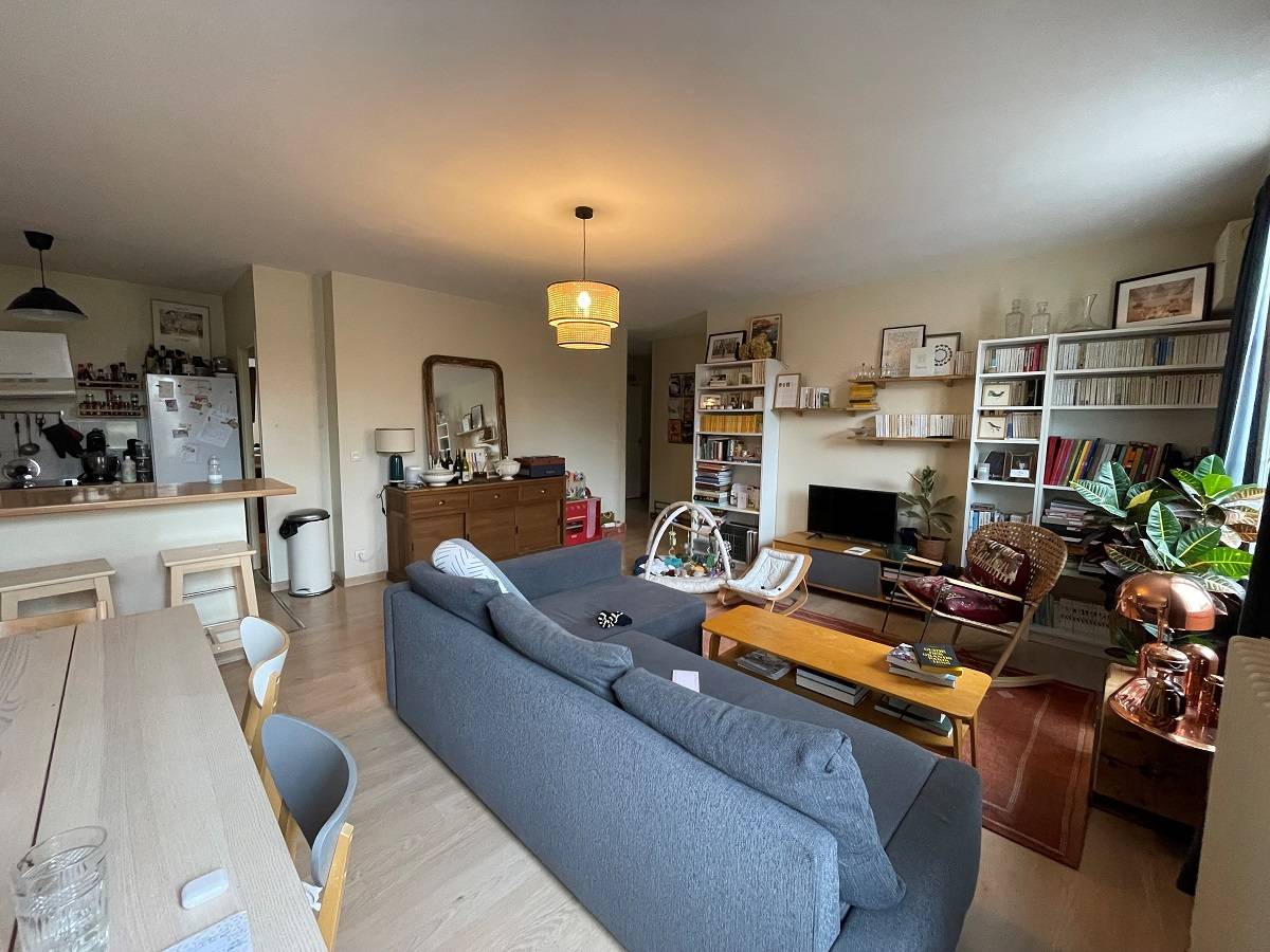 séjour cuisine ouverte exposé ouest